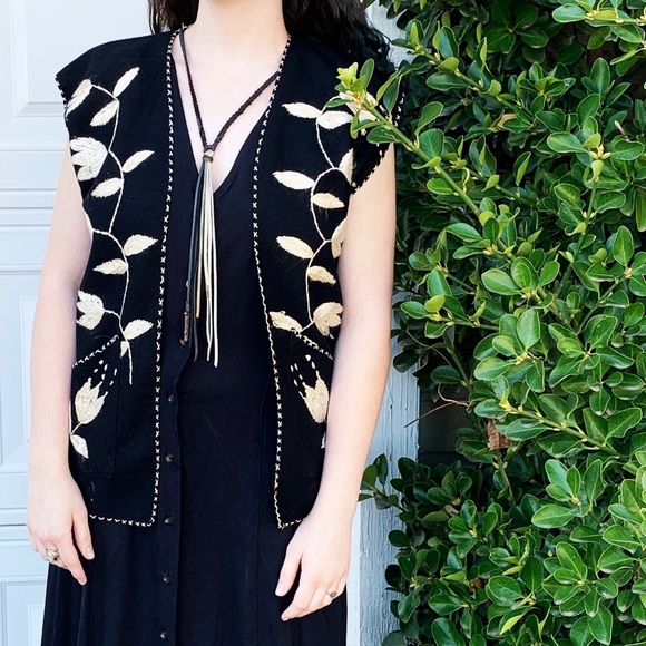 Vintage Other - Vintage Embroidered Vest